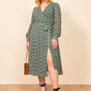 Reformation Susanna Wrap Dress 1x